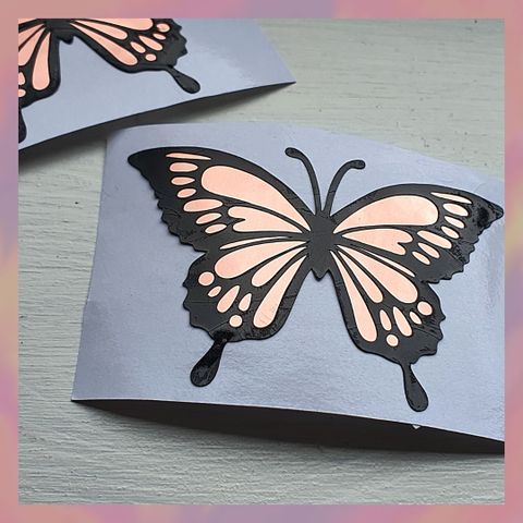 Butterfly vinyl decal