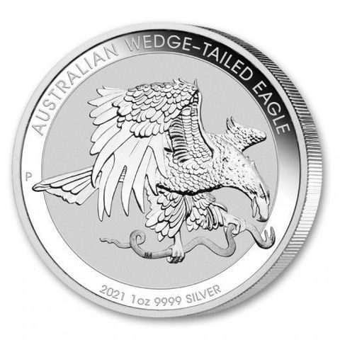 2021 AUSTRALIA 1 OZ SØLV WEDGE-TAILED EAGLE