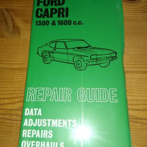 Ford Capri verkstedbok.