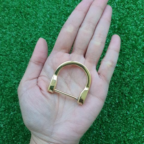D Ring (light gold + 25mm)