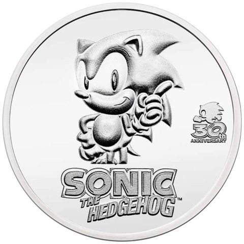 Niue 2021 SONIC THE HEDGEHOG™ - 1 OZ SØLV