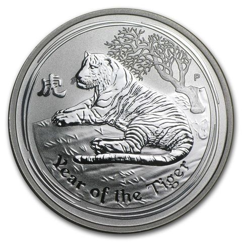 2010 Australia 1/2 oz Sølv Year of the Tiger