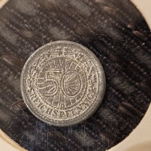Tyskland. 50 reichspennig 1930, flott mynt