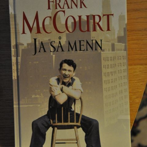 Ja så menn. Frank McCourt. Innb. (AG). Sendes