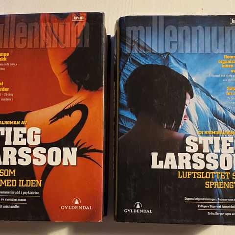 Krimbøker - Stieg Larsson