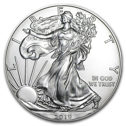 2019 AMERICAN SILVER EAGLE 1 OZ