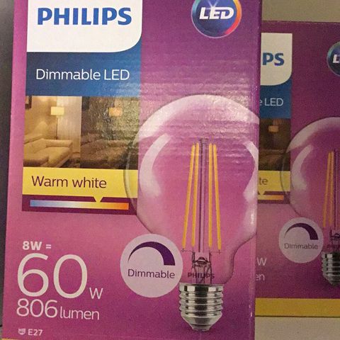 Lyspære PHILIPS  DIMMABLE LED 