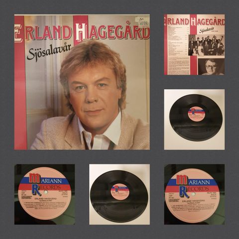 VINTAGE/RETRO LP-VINYL "ERLAND HAGEGÅRD/SJØSALAVÅR 1986"