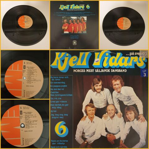 VINTAGE/RETRO LP-VINYL "KJELL VIDARS 6"