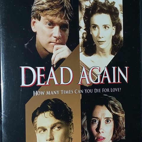 DVD.DEAD AGAIN.Sonefri spiller.UÅPNET.