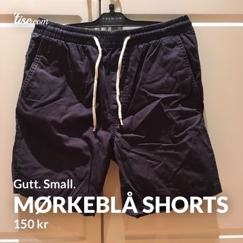 Mørkeblå Shorts