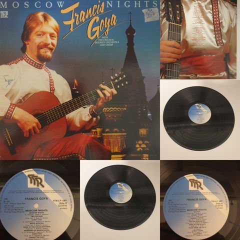 VINTAGE/RETRO LP-VINYL "FRANCIS GOYA/MOSCOW NIGHTA 1981"