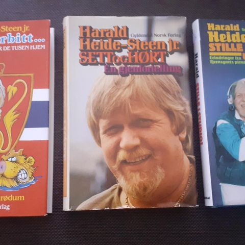 Harald Heide Steen Jr. bøker. NORGES MORSOMSTE MANN.