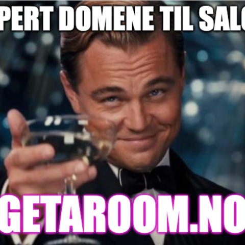 GETAROOM.NO - domene til salgs