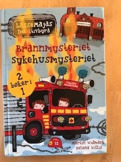 Barnebok Brannmysteriet og Sykehusmysteriet, 2 i 1 bok