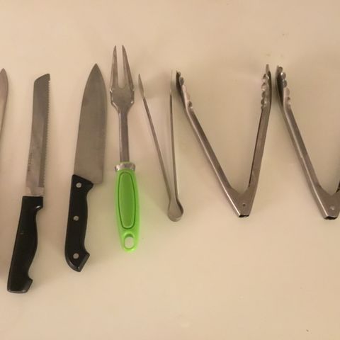 Kjøkkenutstyr kniver