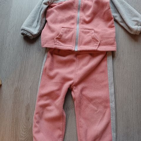 Fleece sett  og fleece genser - 2 år