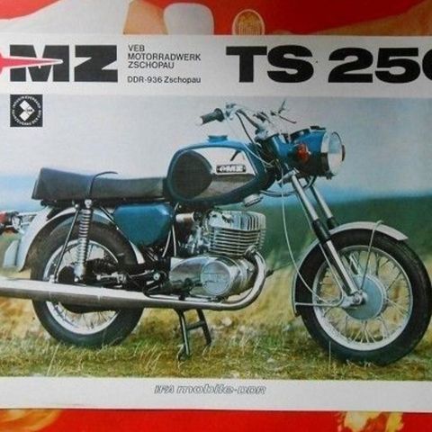 Mz TS 250 brosjyre.