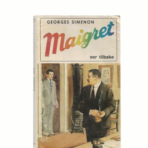 Georges Simenon Maigret ser tilbake ,Dreyer norsk utgave 1977