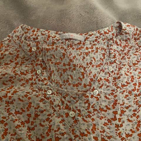 Vintage Blomster bluse