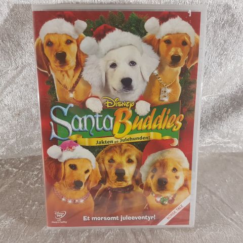 Santa Buddies Jakten på Julehunden DVD ny forseglet norsk tekst