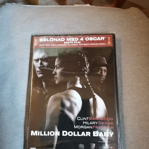 Million Dollar Baby på Dvd. Helt ny i plast.