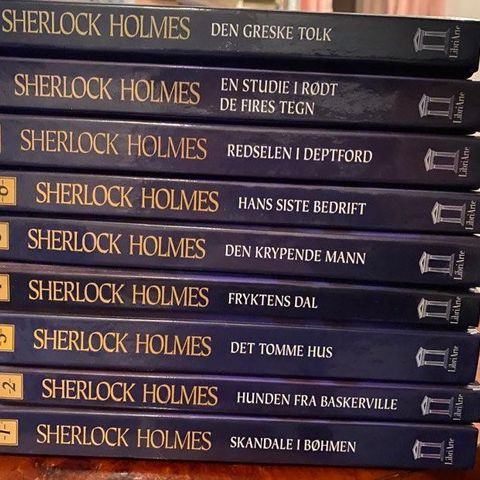 SHERLOCK HOLMES SERIE 9-BIND SELGES KR 300