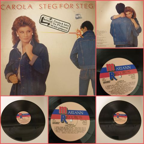 VINTAGE/RETRO LP-VINYL "CAROLA STE FOR STEG 1984"