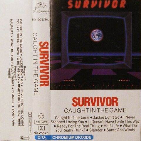 Survivor – Caught In The Game ( Cass, Album 1983)