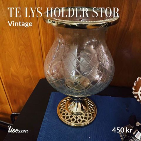 Te lys holder lampe