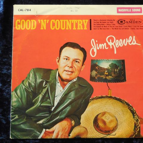 JIM REEVES - GOOD 'N' COUNTRY - LAGET ÅRET FØR HAN DØDE 1963 - JOHNNYROCK