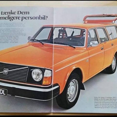 Volvo 245  brosjyre.