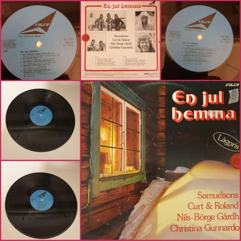 VINTAGE/RETRO LP-VINYL "EN JUL HEMMA 1975"