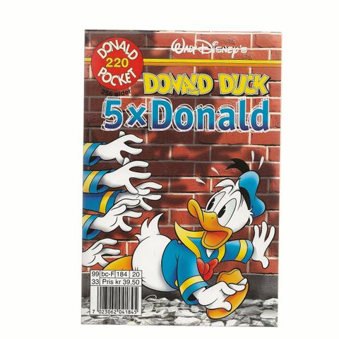 Donald Pocket nr. 220 5 x Donald