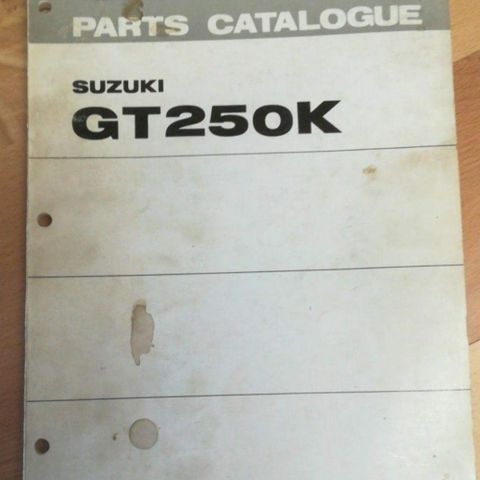 Suzuki GT 250 Delekatalog.