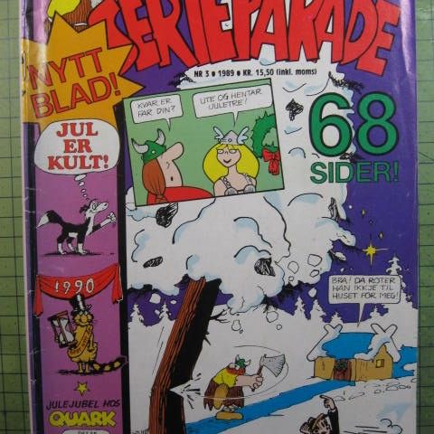 Serieparade (mellom): 1989 - 1990 - 4 stk. Se bilder!