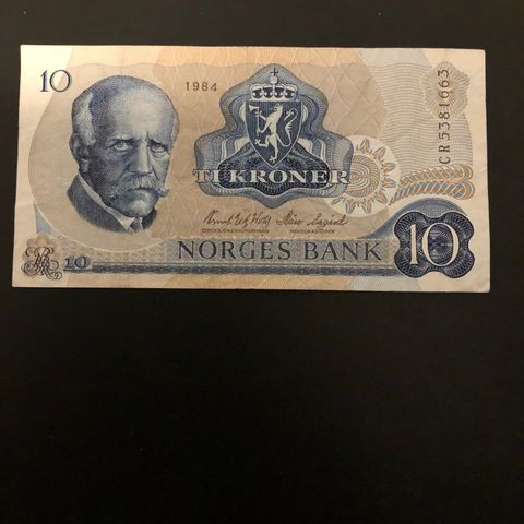 10 kr 1984, utgave 5  CR. (164M)