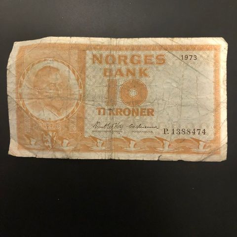 10 kr 1973, utgave 4 P. (183M)