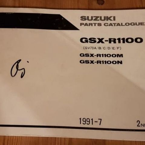 Suzuki GSX-R 1100 Delekatalog.