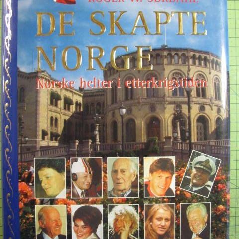 Norsk Fakta Forlag (1996)  De skapte Norge - Ekstra fin bok. Se bilder!