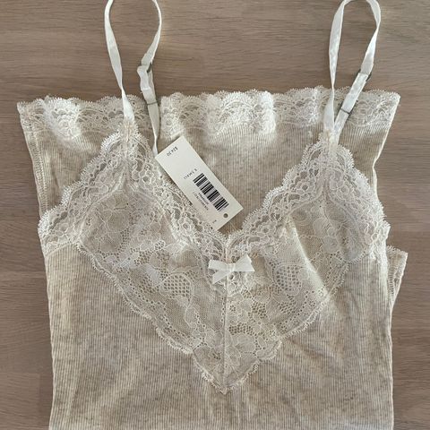 Gilly Hicks Sydney topp i lysbeige, str. XS