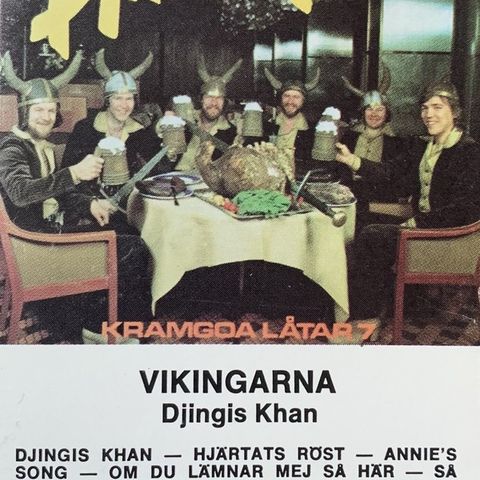 Vikingarna – Djingis Khan (Kramgoa Låtar 7) (Kassett)