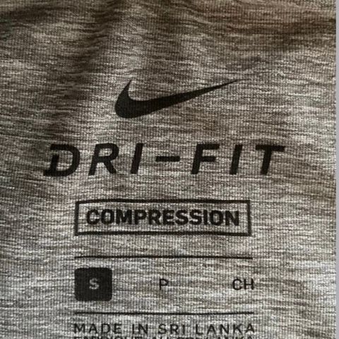 Nike dri-fit treningslongs, grå, S, Ny