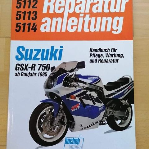 Suzuki GSX-R 750 verkstebok.