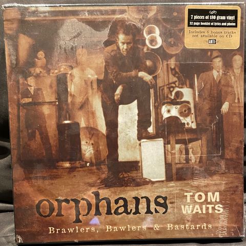 Tom Waits Orphans 7xLP-box selges