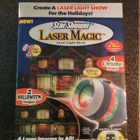 Laser magic Christmas images