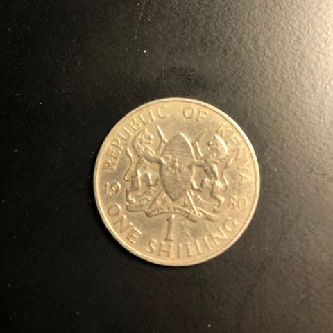 Kenya One Shilling 1980. (1838 O)