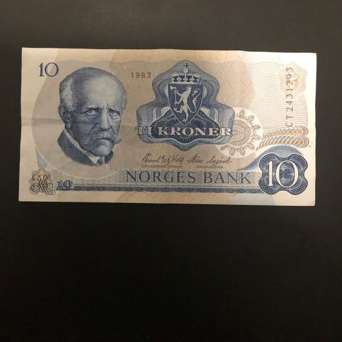 10 kr 1983,  utgave 5 CT. (200 M)