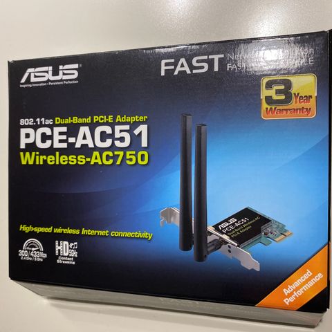 ASUS PCE-AC51 Wireless-AC750