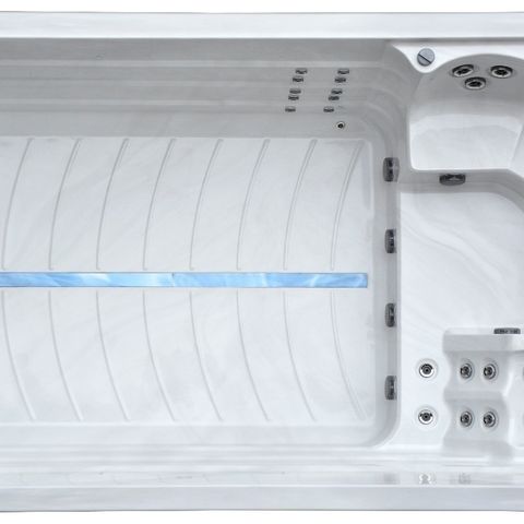 Motstrømsbasseng AL 44D-4P /SWIMSPA /Massasjebad /BOBLEBAD /SVØMMEBASSENG. SALG!